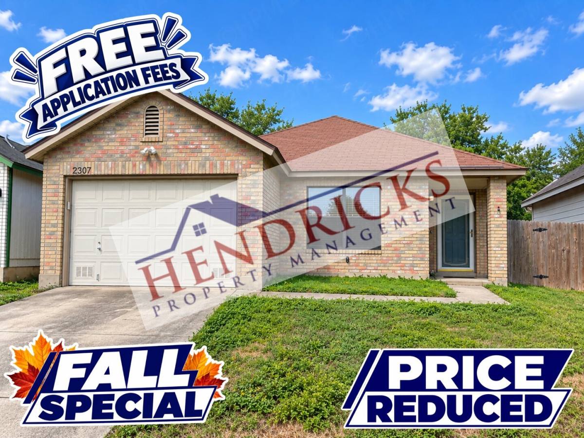 House for rent at 2307 Dalhart Pass, San Antonio, TX 78245