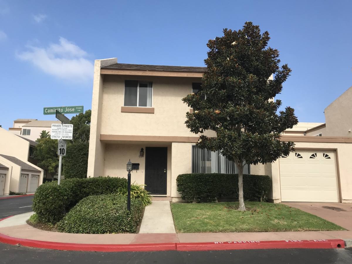 Townhouse for rent at 5506 Caminito Jose, San Diego, CA 92111