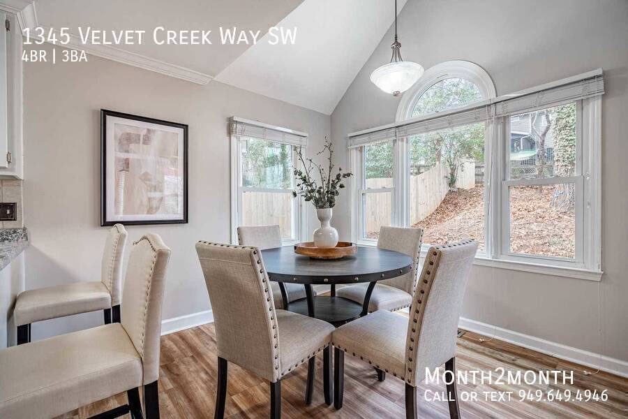 House for rent at 1345 Velvet Creek Way SW, Marietta, GA 30008
