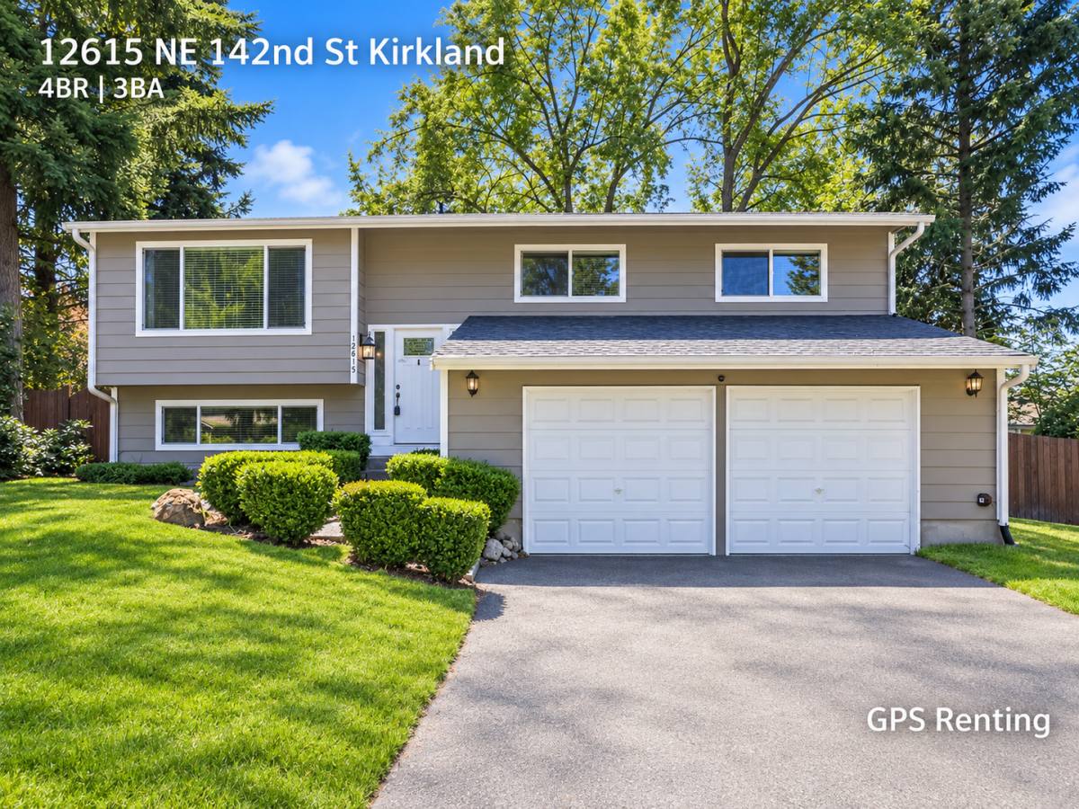 House for rent at 12615 NE 142nd St, Kirkland, WA 98034