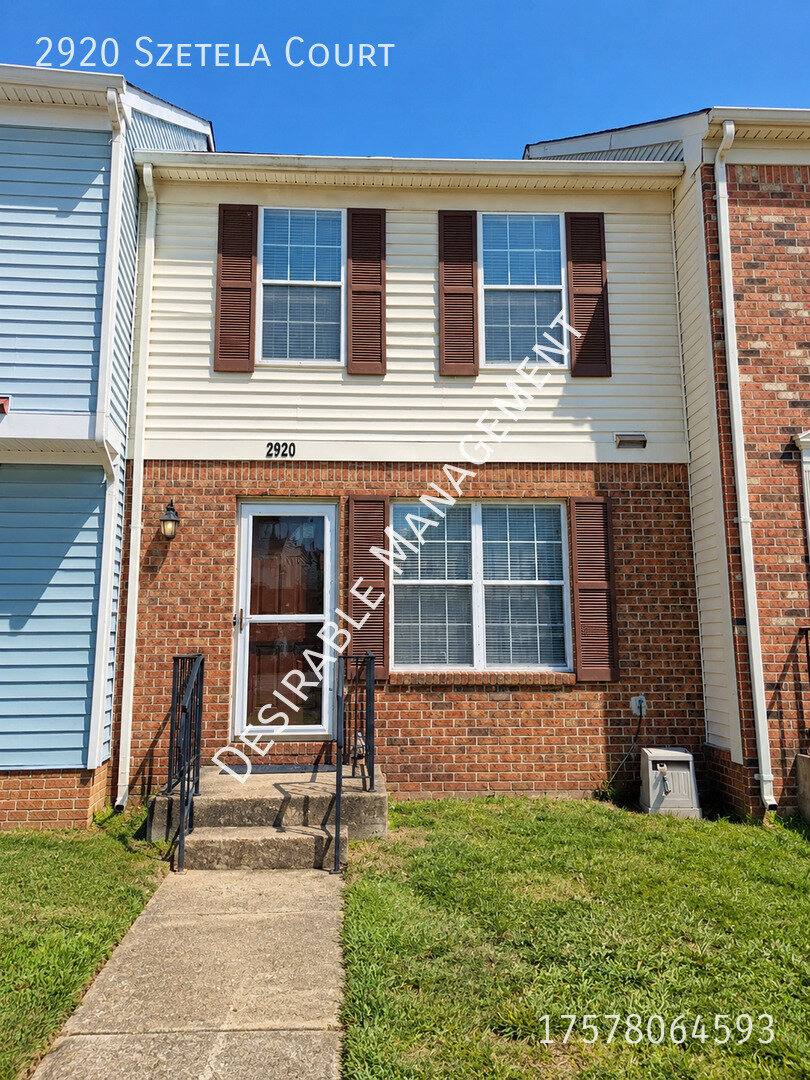Townhouse for rent at 2920 Szetela Court, Hampton, VA 23666