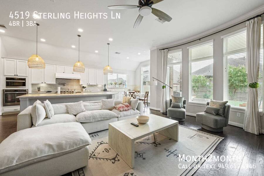 House for rent at 4519 Sterling Heights Lane, Sugar Land, TX 77479