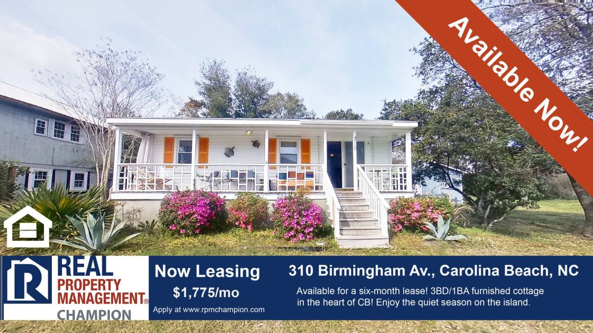 House for rent at 310 Birmingham Ave, Carolina Beach, NC 28428