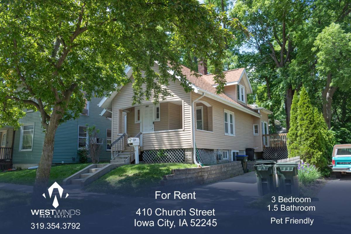 House for rent at 410 Church St, Iowa City, IA 52245