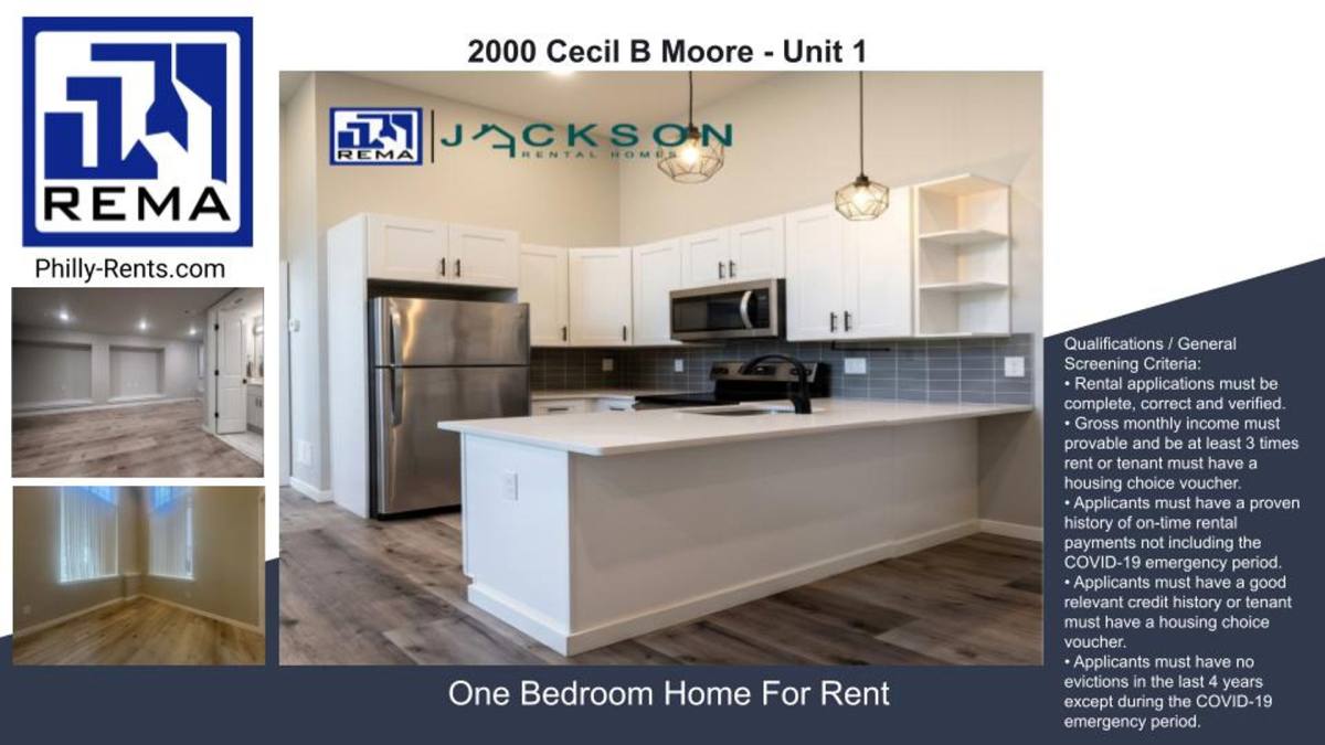 Apartment for rent at 2000 Cecil B Moore, Philadelphia, PA 19121
