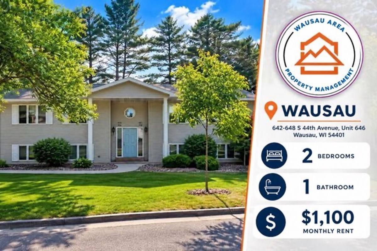 Apartment for rent at 632-638 S 44th Ave, Wausau, WI 54401