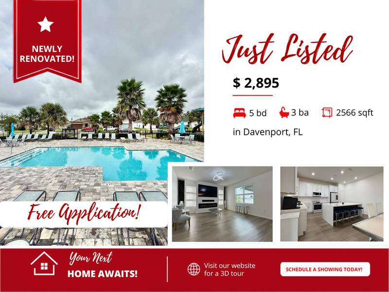 House for rent at 1520 Venice Lane, Davenport, FL 33837