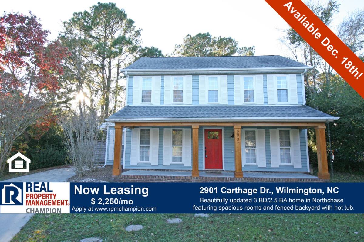 House for rent at 2901 Carthage Dr, Wilmington, NC 28405