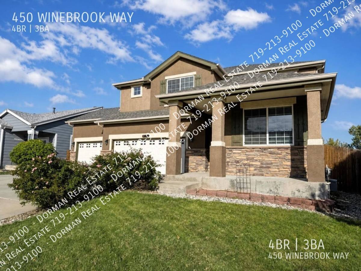 House for rent at 450 Winebrook Way, Fountain, CO 80817