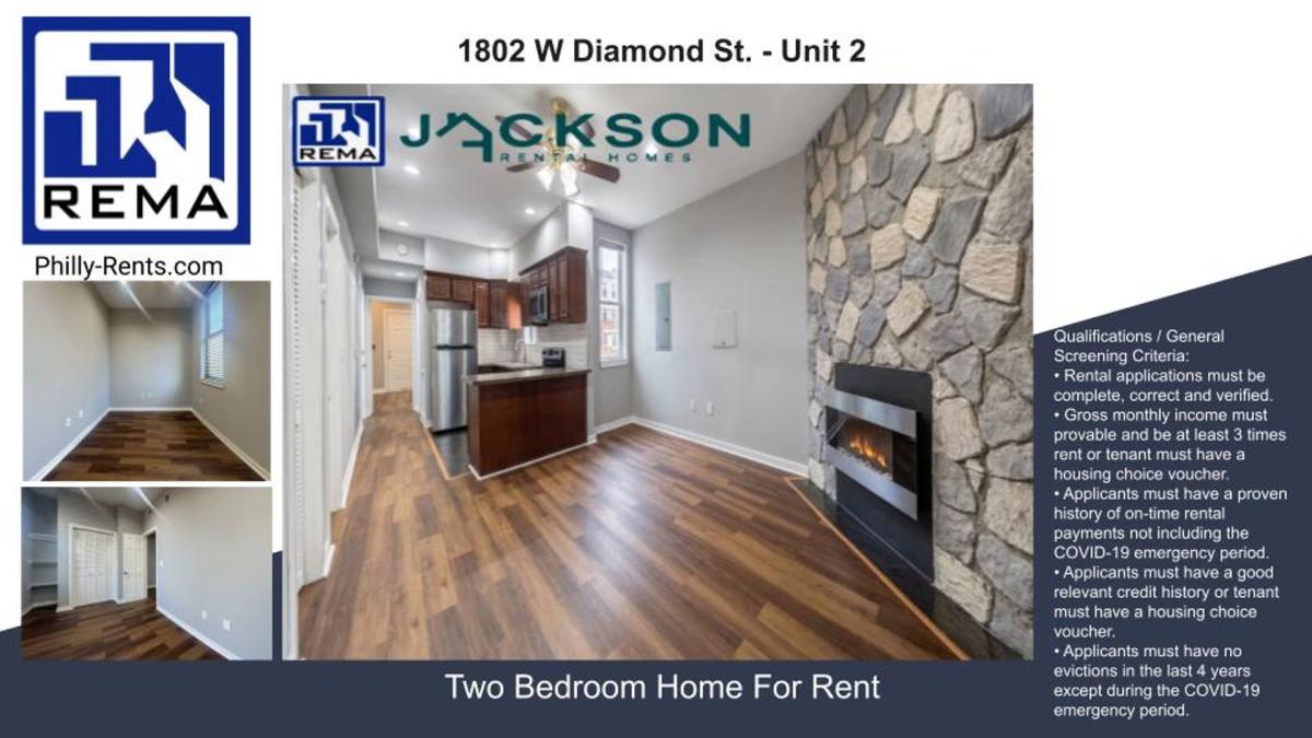 Apartment for rent at 1802 W Diamond St, Philadelphia, PA 19121