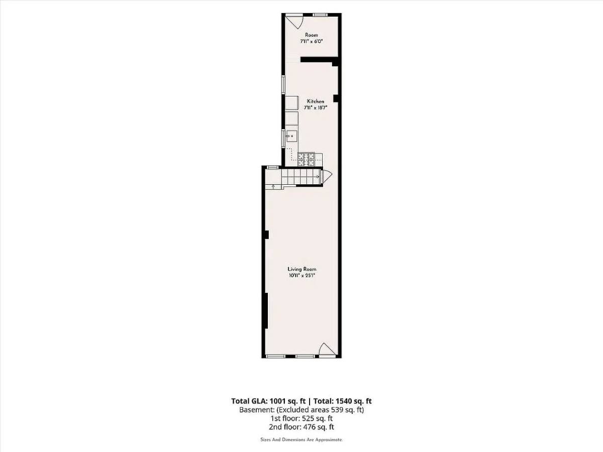 Apartment for rent at 215 Mott St #2, Trenton, NJ 08611