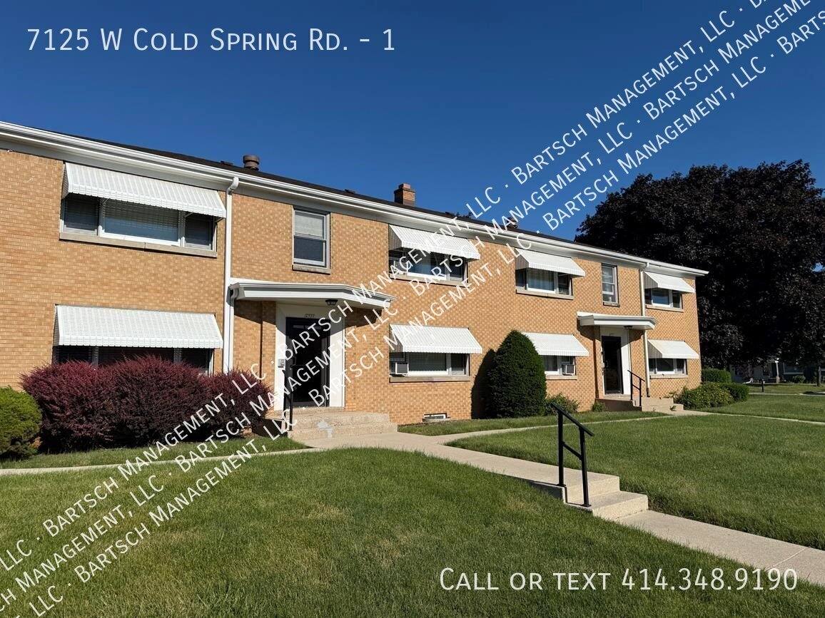 Apartment for rent at 7125 W Cold Spring Rd #1, Milwaukee, WI 53220