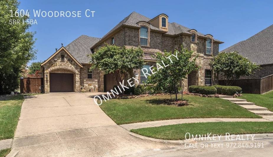 House for rent at 1604 Woodrose Court, Allen, TX 75013