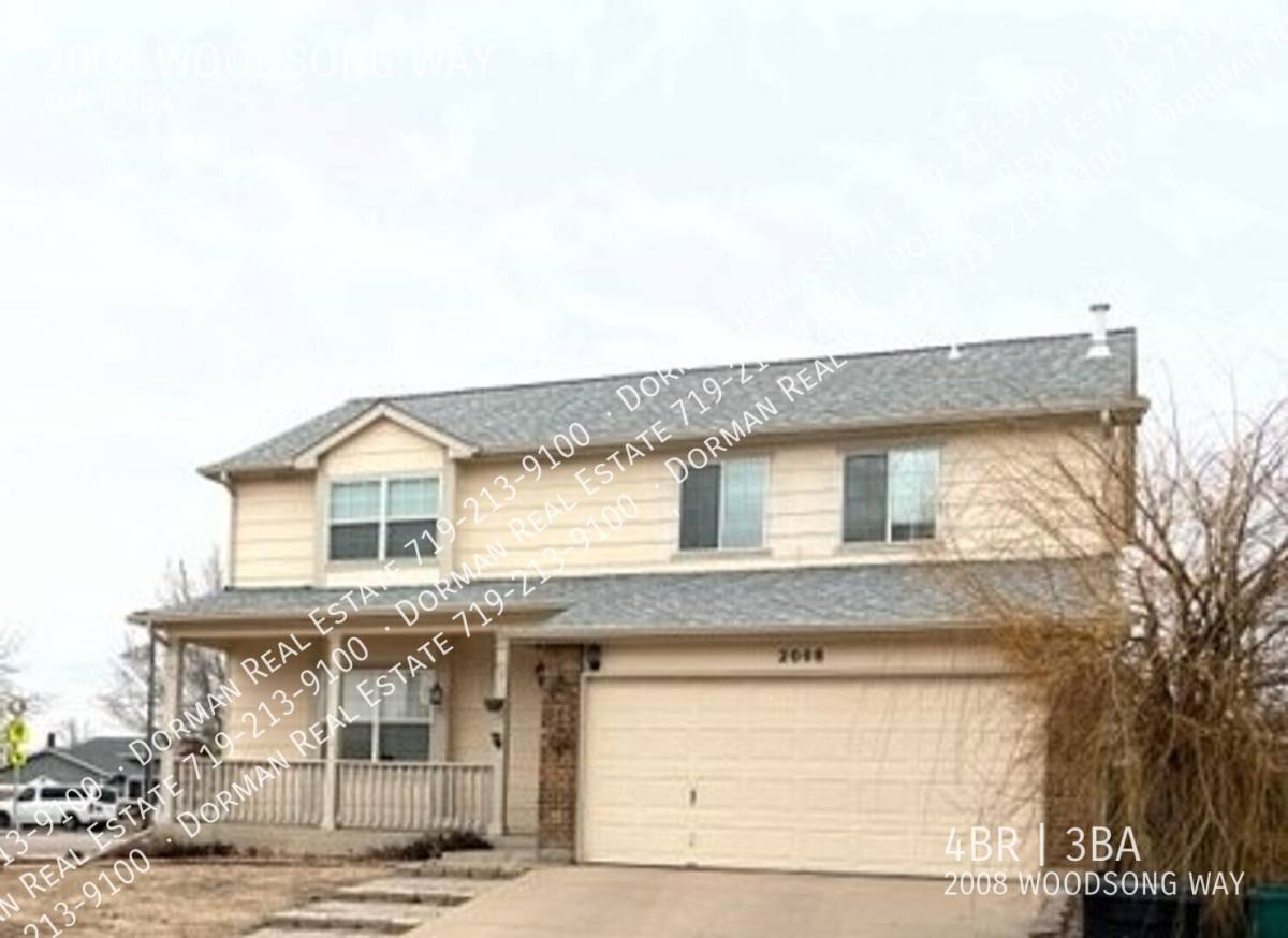 House for rent at 2008 Woodsong Way, Fountain, CO 80817