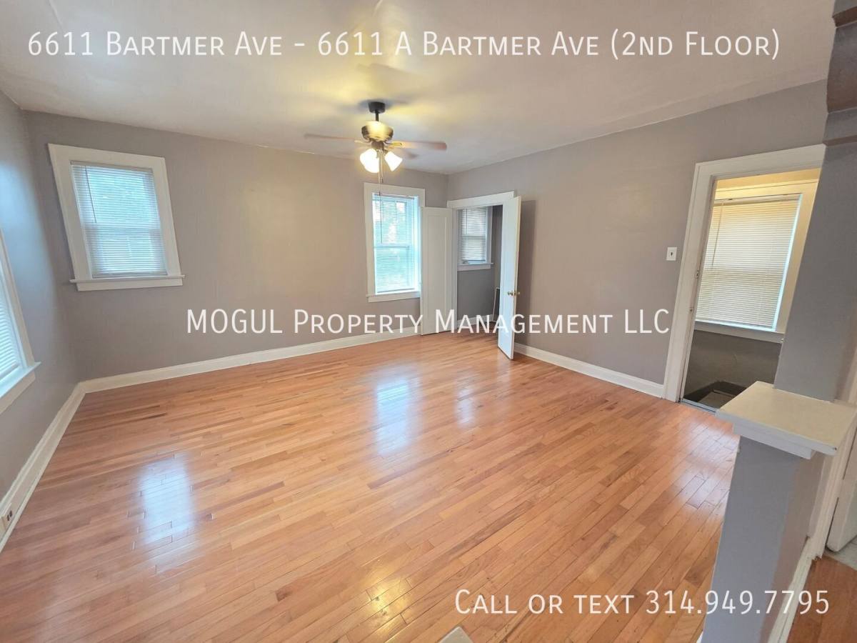 Apartment for rent at 6611 A Bartmer Ave, 2nd Floor, University City, MO 63130