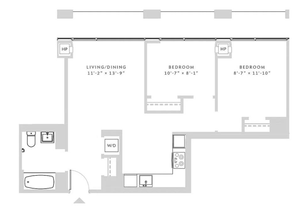 Apartment for rent at 457 W 113th St #1503, New York, NY 10025