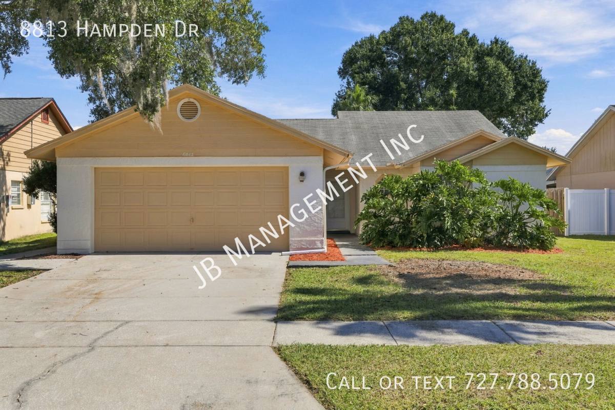 House for rent at 8813 Hampden Dr, Tampa, FL 33626