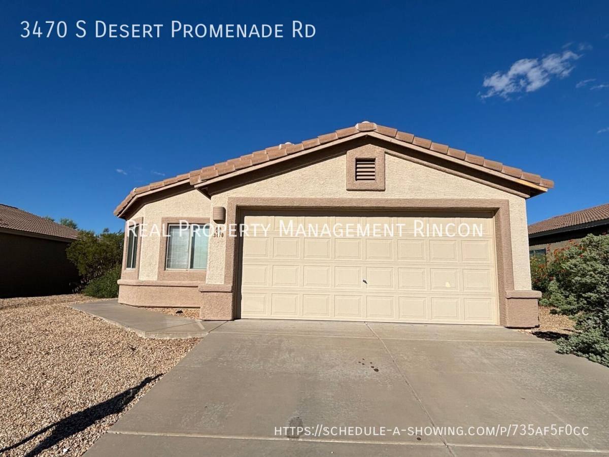 House for rent at 3470 S Desert Promenade Rd, Tucson, AZ 85735