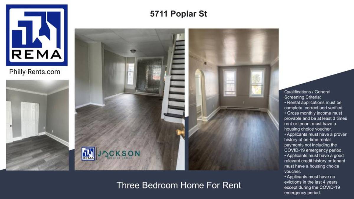 House for rent at 5711 Poplar St, Philadelphia, PA 19131