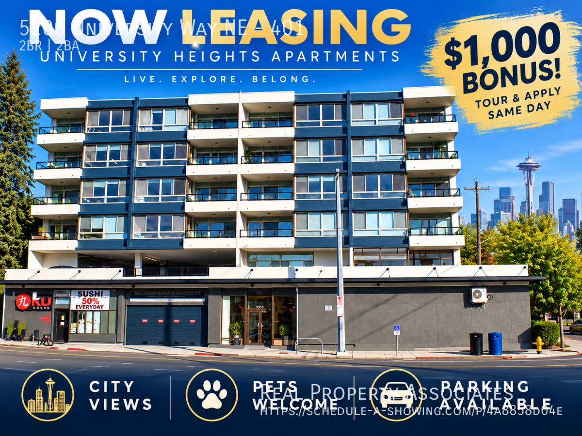 Apartment for rent at 5200 University Way NE #401, Seattle, WA 98105