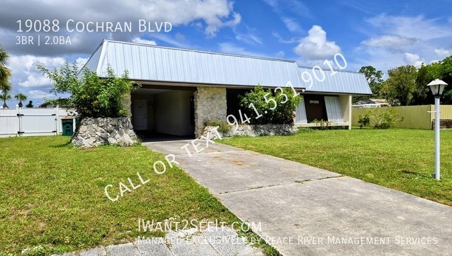 House for rent at 19088 Cochran Blvd, Port Charlotte, FL 33948