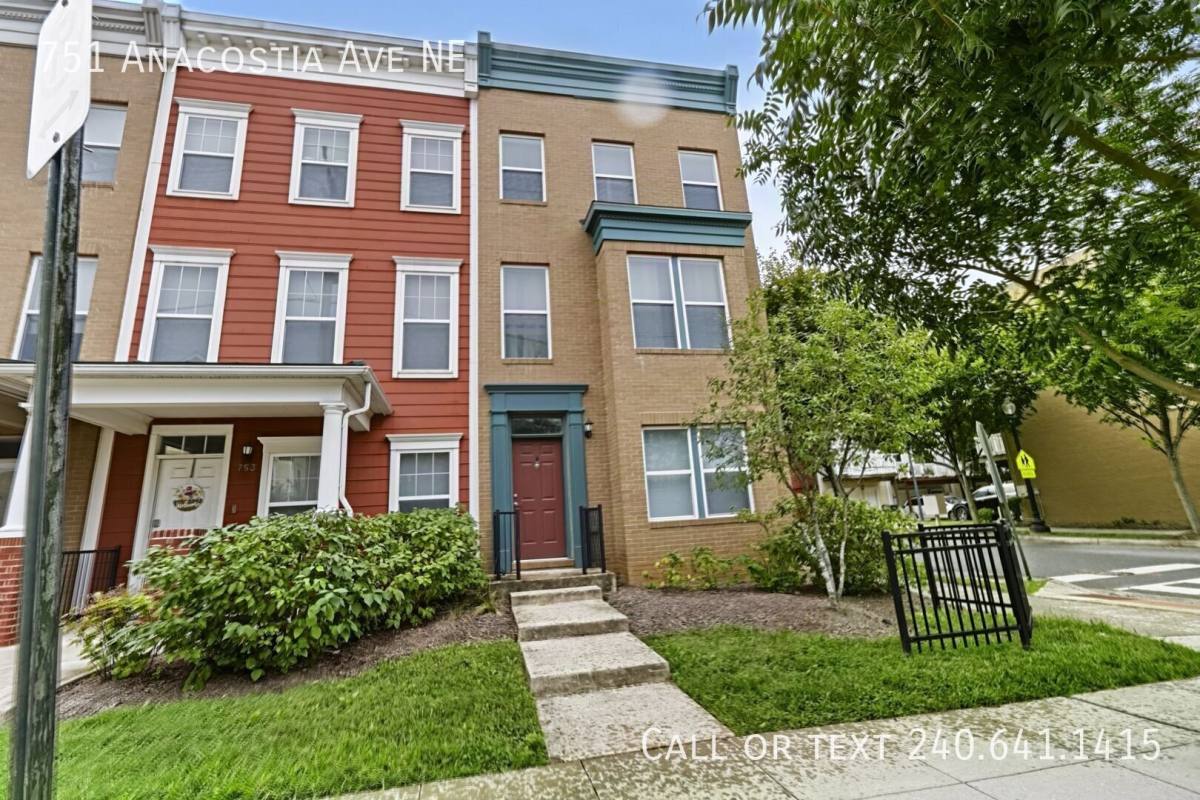 Townhouse for rent at 751 Anacostia Ave NE, Washington, DC 20019