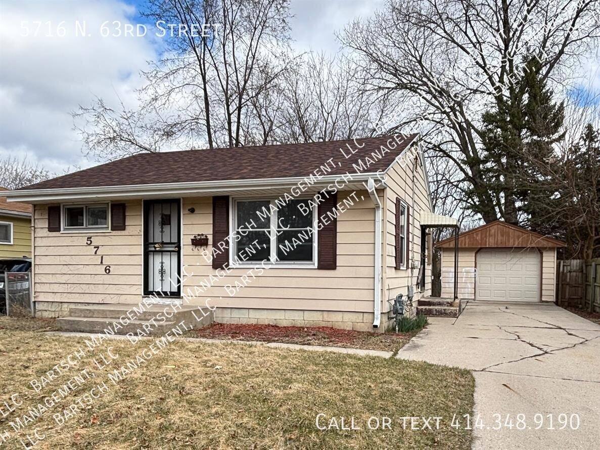 House for rent at 5716 N 63rd St, Milwaukee, WI 53218