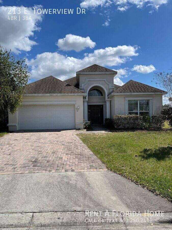 House for rent at 213 E Towerview Dr, Haines City, FL 33844
