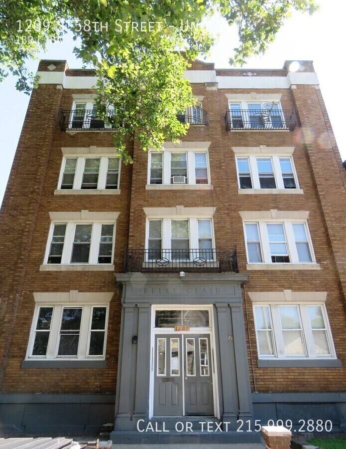 Apartment for rent at 1209 S 58th St #2C, Philadelphia, PA 19143