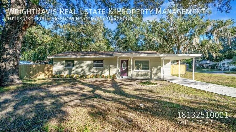 House for rent at 7201 N 10th St, Tampa, FL 33604
