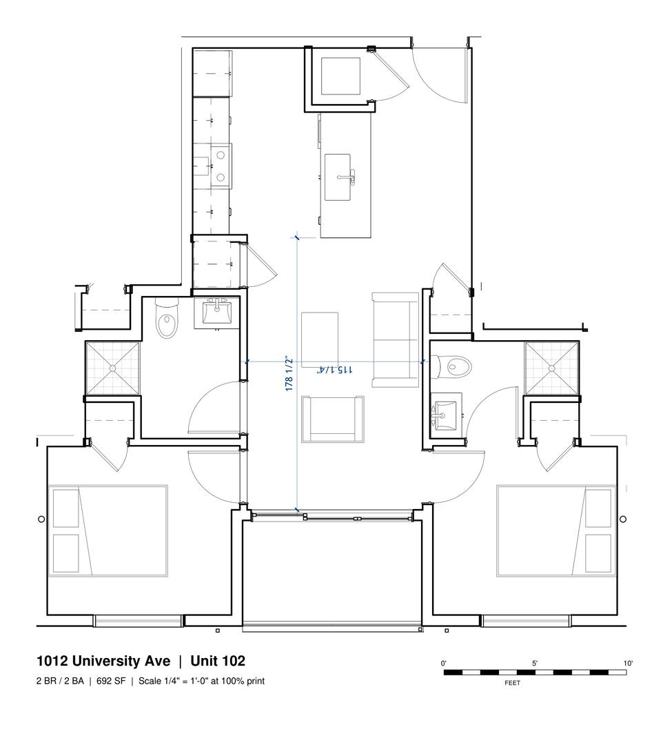 Apartment for rent at 1012 University Ave, Boulder, CO 80302