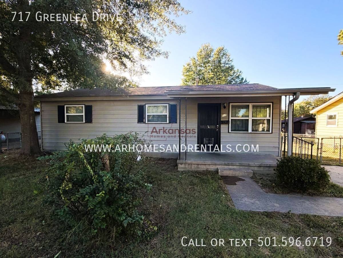 House for rent at 717 Greenlea Dr, North Little Rock, AR 72117