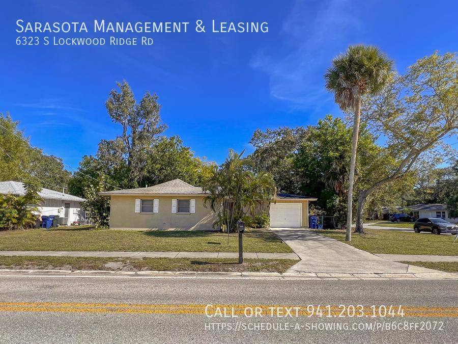 House for rent at 6323 S Lockwood Ridge Rd, Sarasota, FL 34231
