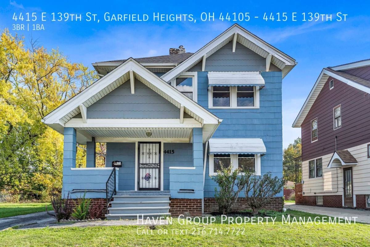 House for rent at 4415 E 139th St, Cleveland, OH 44105