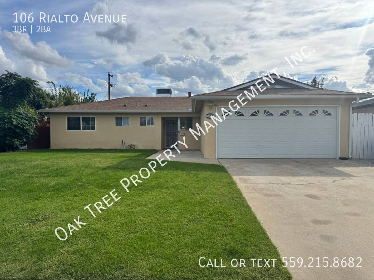 House for rent at 106 Rialto Ave, Clovis, CA 93612
