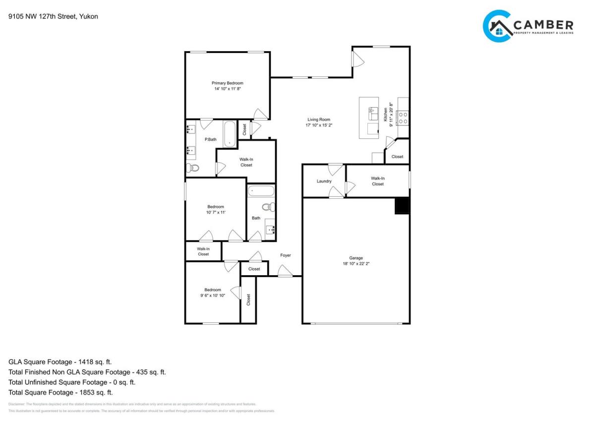 9016 NW 127th Terrace, Yukon, OK 73099 - House for Rent - Image 3