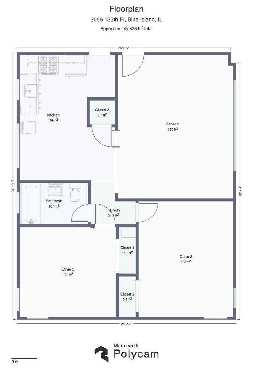 Apartment for rent at 2052 135th Place #5, Blue Island, IL 60406