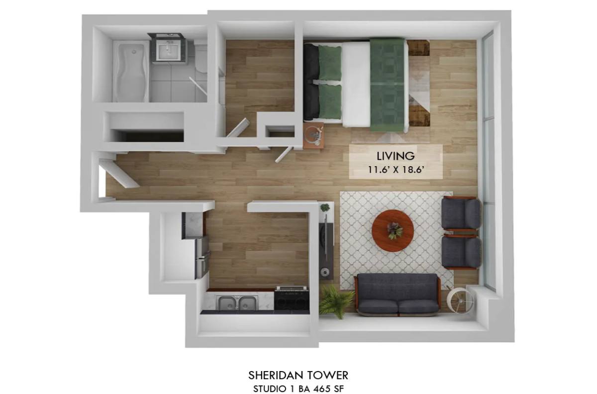 5649-50 N Sheridan Rd #016F, Chicago, IL 60660 - Apartment for Rent - Image 2