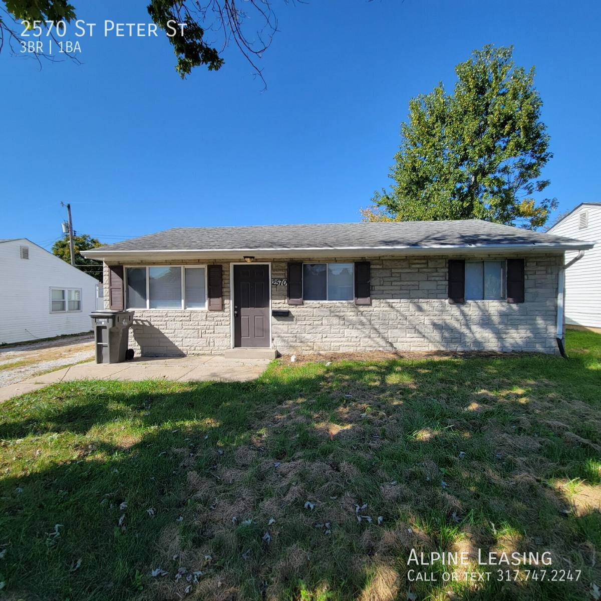 House for rent at 2570 St Peter St, Indianapolis, IN 46203