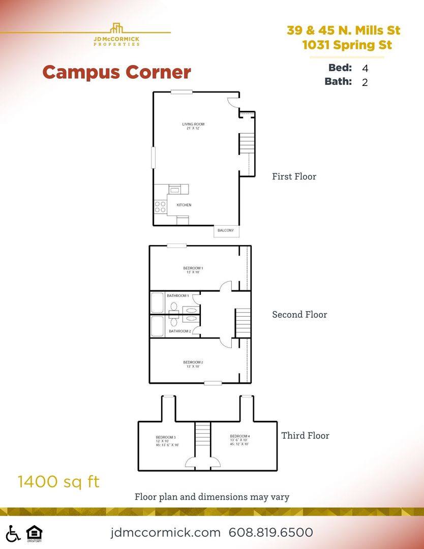 Campus Corner, 53 N Mills St, Madison, WI 53715 - Apartment for Rent - Image 10