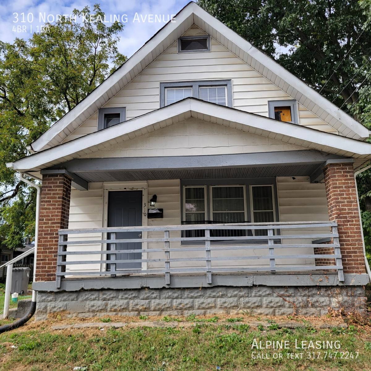 House for rent at 310 N Kealing Ave, Indianapolis, IN 46201