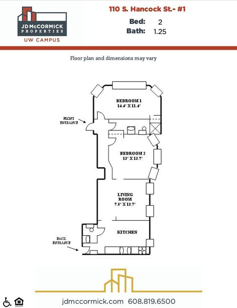 110 S Hancock St, Madison, WI 53703 - Apartment for Rent