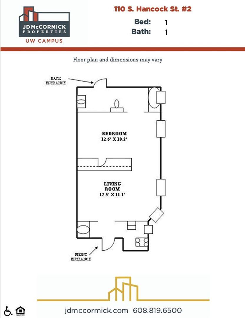 110 S Hancock St, Madison, WI 53703 - Apartment for Rent - Image 3