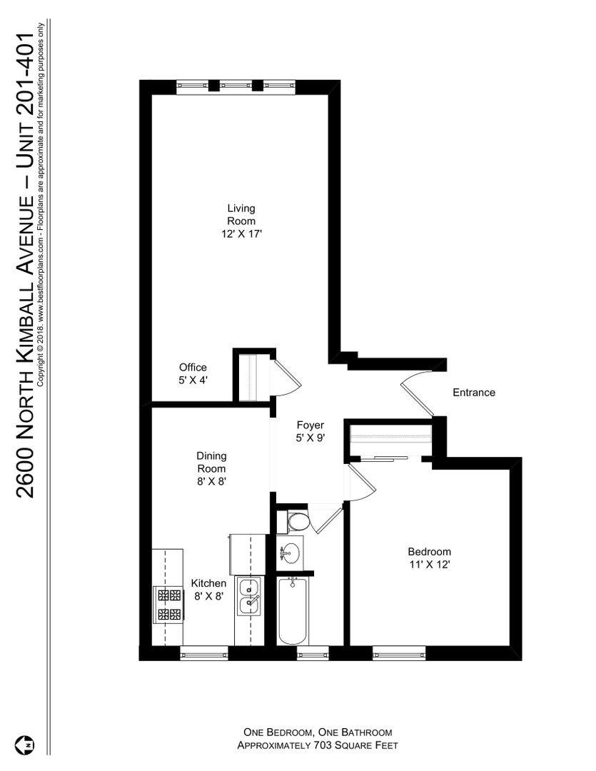 2600 N Kimball, Chicago, IL 60647 - Apartment for Rent - Image 2