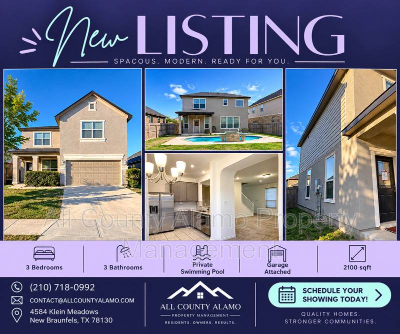 4584 Klein Meadows, New Braunfels, TX 78130 - House for Rent - Image 1