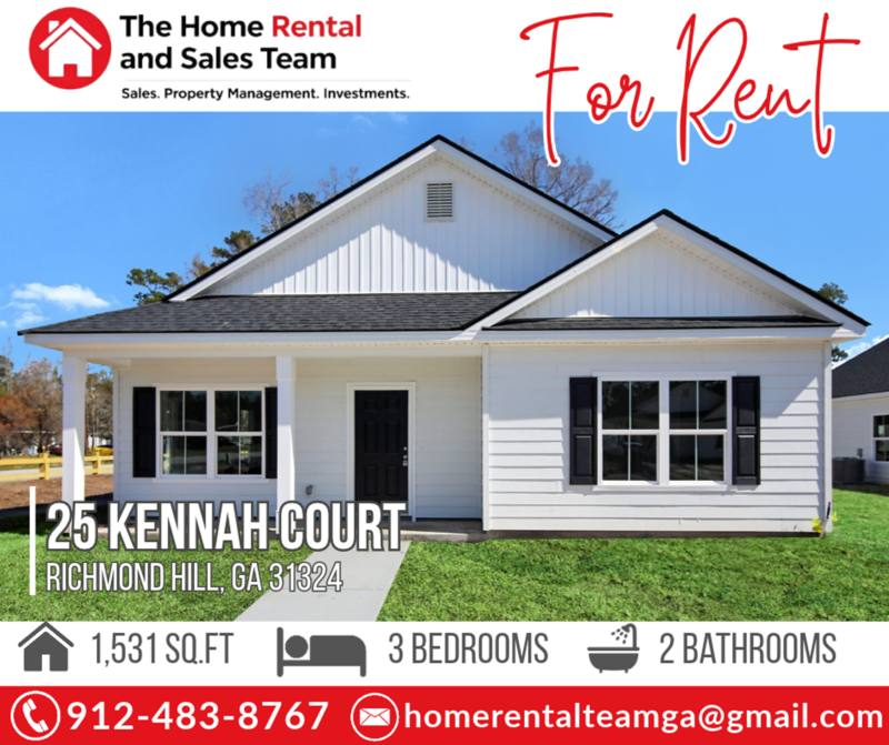 House for rent at 25 Kennah Court #2, Richmond Hill, GA 31324
