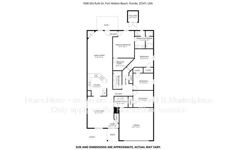1606 Ella Ruth Dr, Fort Walton Beach, FL 32547 - House for Rent - Image 3