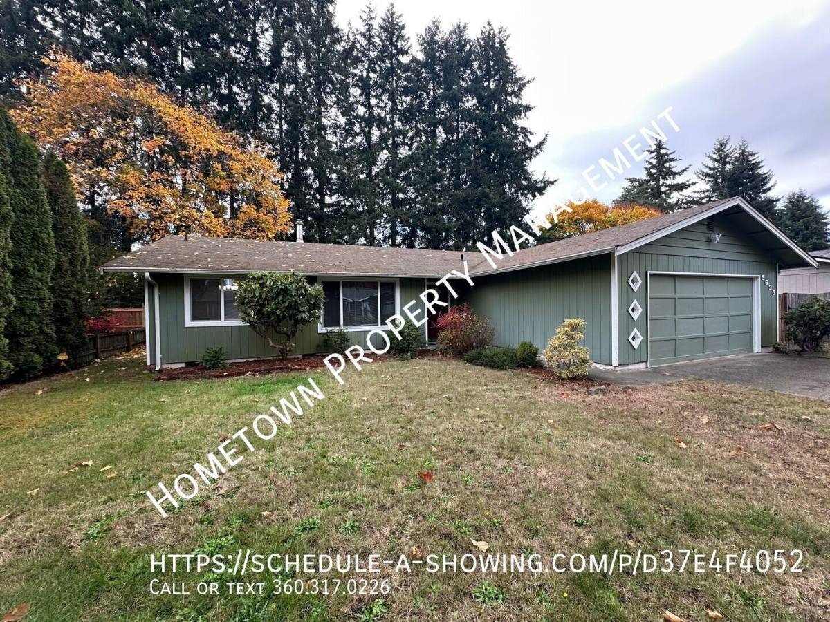 House for rent at 5633 Mount Tahoma Court SE, Lacey, WA 98503