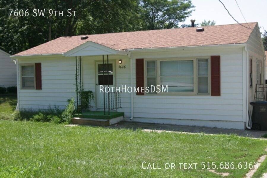 House for rent at 7606 SW 9th St, Des Moines, IA 50315