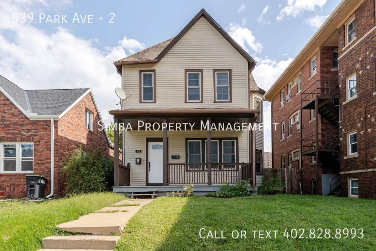 539 Park Ave #2, Omaha, NE 68105 - Apartment for Rent